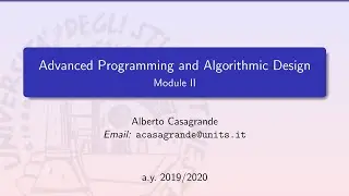 Algorithmic Design - Lesson 11
