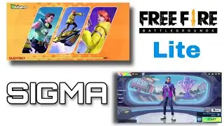 New free fire lite SIGMA battle royale game game play video #sigmafreefire