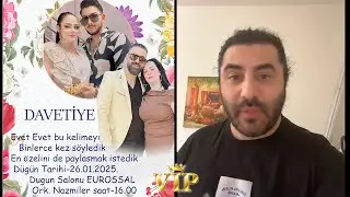 DAVETİYE Yusuf ve Gülsum  Dugun Töreni 26 01 2025    EUROSAAL