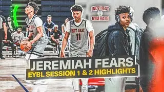 5⭐️ Top 2025 PG Jeremiah Fears Was Looking Like Kyrie Irving EYBL Sessions 1 & 2 for Indy Heat 👀🔥