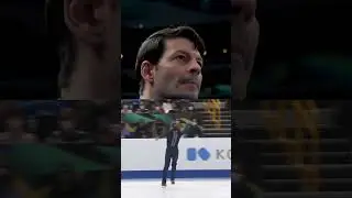 Coaching moments with Stéphane Lambiel during the performance of Deniss Vasiljevs 🌟⛸