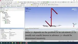 Ansys Fluent Simulation of an insulated pipe through which warm water flows