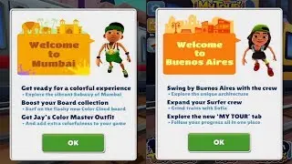 Subway Surfers : Mumbai VS Buenos Aires Gameplay