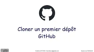 Cloner un premier dépôt GitHub avec Git