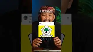 Redesign Logo Partai Golkar? #SenimanBocahLogo #Logo #RedesignLogo #Shorts #branddesign