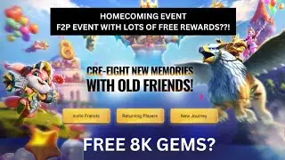 Lords mobile - Homecoming event with lots of free rewards || 8th Anniversary event