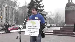 Выступление на митинге "Обороны Донецка"