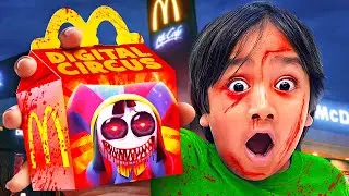 YOUTUBERS WHO ORDERED THE AMAZING DIGITAL CIRCUS.EXE HAPPY MEAL FROM MCDONALDS AT 3AM! (RYANS WORLD)