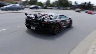 RARE Cars Leaving Porsche Cars & Coffee!