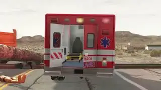 Once on a railroad in Beamng drive