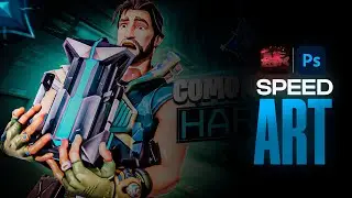 How I Made this INSANE Valorant Thumbnail | Speedart