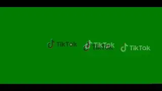 Broken Frame Glitch TikTok Logo Green Screen