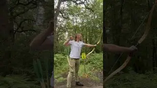Testing new #arrows for Ming Moon 6 #archery #thumbdraw