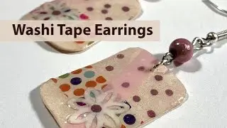 Making Washi Tape Earrings