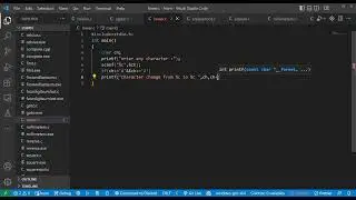 To change character from upper to lower and vice versa using ASCII value in C Program.