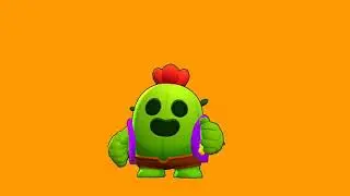 Spike Green Screen for Brawl Stars!