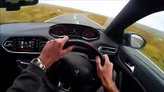 POV driving the Peugeot 308 GTi