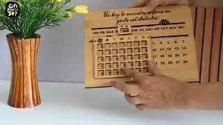Desk Table Calendar - Slide Calendar (Old) 