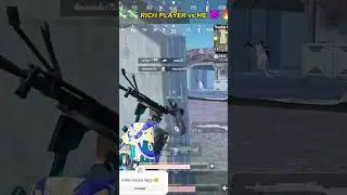 💸RICH PLAYER vs ME  #shorts, #youtubeshorts, #pubgmobile, #lolzzzgaming,