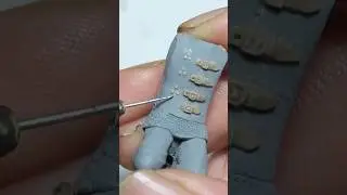 Sculpting bergandine armor | Wounded knight project