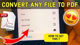 How to Create PDF Documents on iPhone Free I How to Convert Photos, Word, Excel to PDF on iPhone