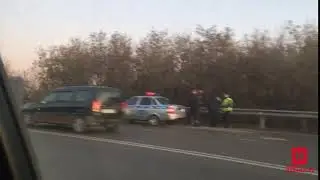 Авария с американским длинномером в Новокузнецке