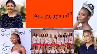 Top 10 reveal Miss South Africa 2022