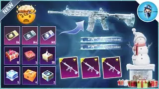 404+🤯Crate Opening Glacier M4 Pubg Mobile | Free M4 Glacier Crate Opening
