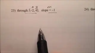 Writing the Equation of a Line in Slope-Intercept Form (Examples)