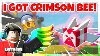😱 I GOT THE *CRIMSON* BEE! - Bee Swarm Simulator [ROBLOX]