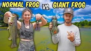 I Challenged Her to a Frog Fishing Battle!