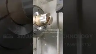 G-Code Teaching: Machining straight groove & chamfer on end face by SL-36 with Polygon Cutter Device