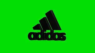 Adidas 3D Logo | Green Screen Background Video