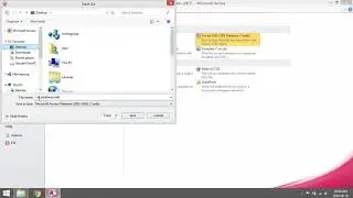 Convert an accdb database to a mdb database