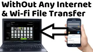 How to share files without internet form phone to pc | without internet, wi-fi and third party app