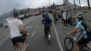 Велодвижение в Стокгольме.