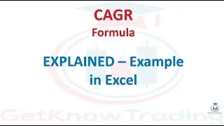 CAGR in excel - Explained to Get Compounding Percentage