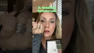 Green Smokey Eye perfect for St. Patrick’s Day!☘️