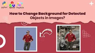 Change background using python | How to change background for detected objects in Image