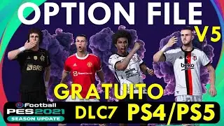 PES2021 OPTION FILE DLC 7.0  V5 FULL ( PS4/PS5)