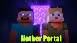 MADE NETHER PORTAL | #10 MINECRAFT