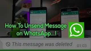 How to Unsend Messages on WhatsApp! 😍😍🔥(Just Like Instagam)