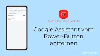 Google Assistant vom Power-Button entfernen - OnePlus [Android 14 - OxygenOS 14]