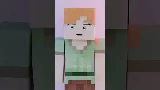 Alex has a perfect jawline😂😍 | Mewing challenge (Minecraft Animation) #minecraft #shorts