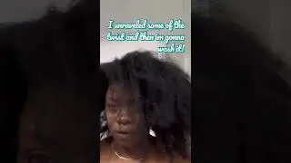🫣 🫢 Prep Super Old Twist Out for Wash Day #washday #naturalhair #shorts