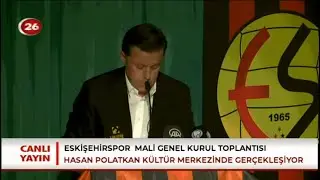 #canlı #yayın Kanal 26 - Eskişehirspor Mali Genel Kurul Toplantısı