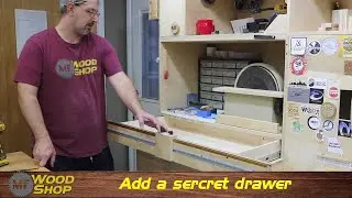 Add a secret Drawer to the miter saw station