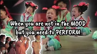 When you are not in the MOOD but you need to PERFORM
