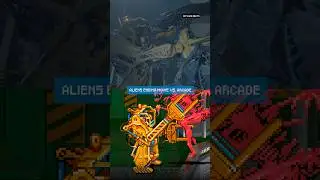 Ripley fighting Alien Queen 💥 Movie vs. Arcade