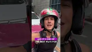 🇵🇭 Rush hour in Manila! This is HOW I skip the traffic 🏍️⚠️  #philippines #manila